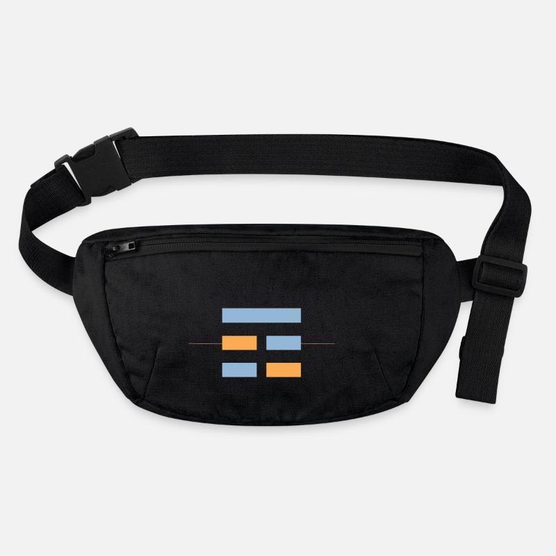 Bergblau friedliches Khaki Stanley/Stella recycelte Gürteltasche