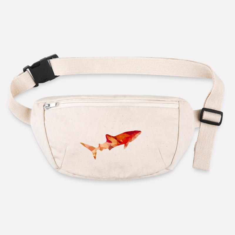 Whale shark red gold Stanley/Stella recycled Hip Bag 