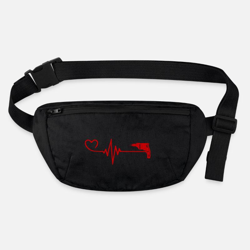 Perceuse Pulse Coeur Amour Sac banane recyclé Stanley/Stella