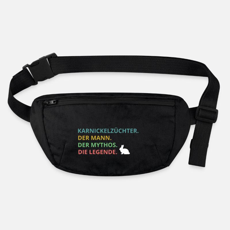 Karnickel Kaninchen Hase lustige Sprüche Geschenk Stanley/Stella recycelte Gürteltasche
