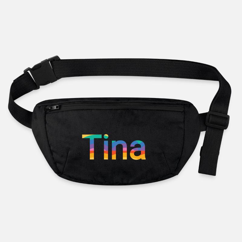 Nom Tina dans Rainbow Fatbe Sac banane recyclé Stanley/Stella