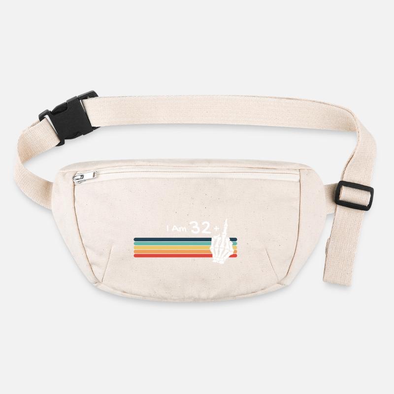 Skull Vintage - I'm not 33, I am 32 plus Middle Stanley/Stella recycled Hip Bag 