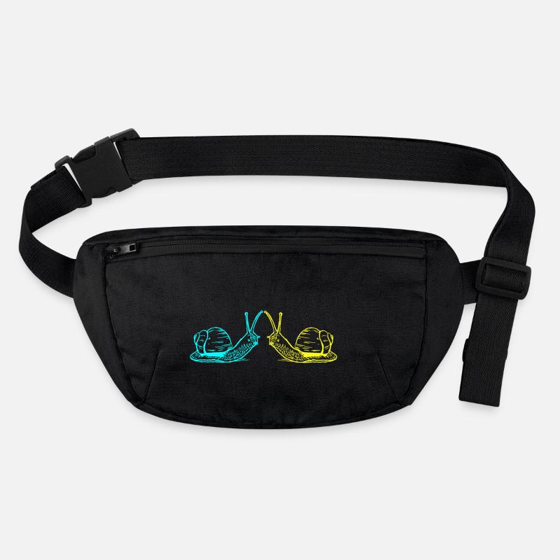 Snails Snail Shell Snail 80s 90s Stanley/Stella recycled Hip Bag 
