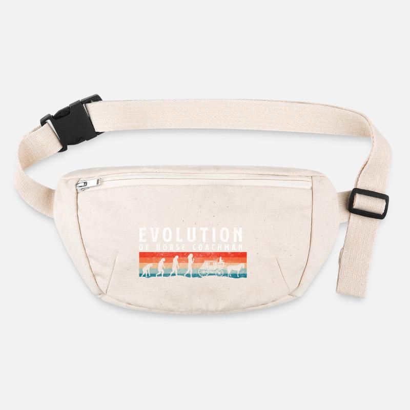 Pferdekutscher Pferd Ziel Kaltblüter Stanley/Stella recycelte Gürteltasche