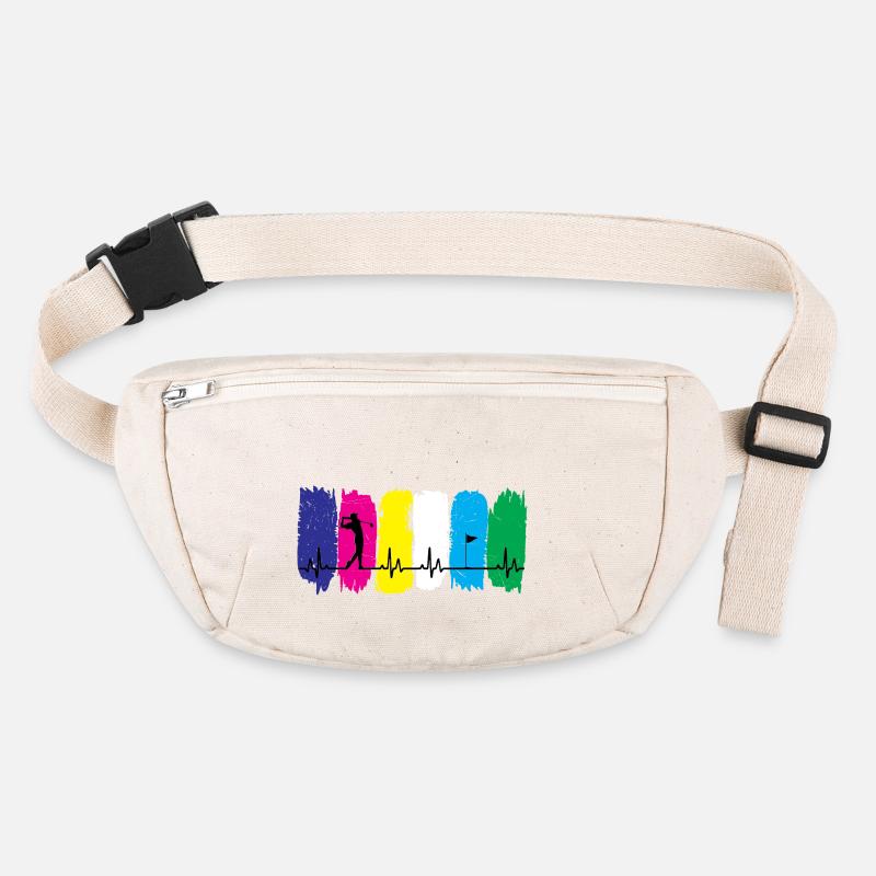 Golf-Herzschlag Stanley/Stella recycelte Gürteltasche