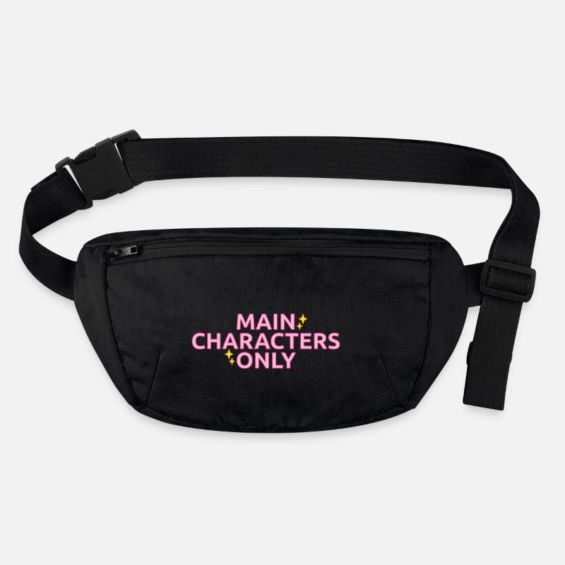 Statement-Design „Main Characters Only" Stanley/Stella recycelte Gürteltasche
