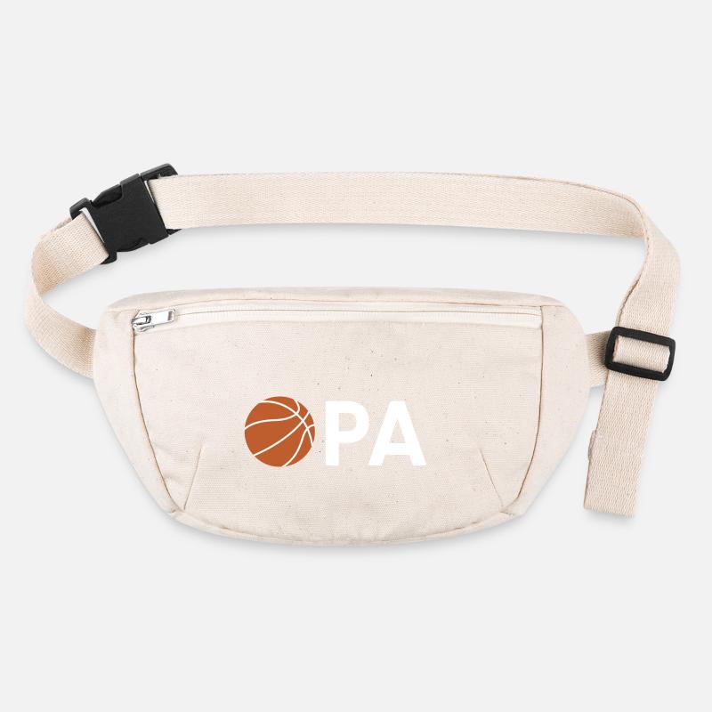 Opa Basketball Geschenkidee Stanley/Stella recycelte Gürteltasche