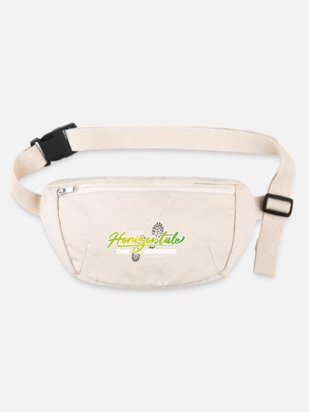 Jena Saale Horizontale One Hundred Kilometers - Stanley/Stella recycled Hip Bag  - natural - Front