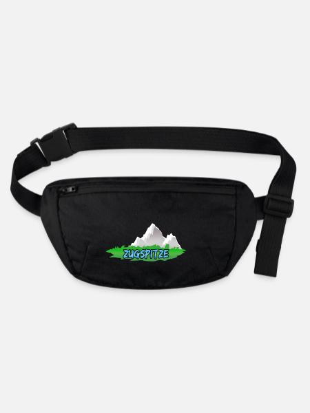 Zugspitze Zugspitze - Sac banane recyclé Stanley/Stella - noir - Devant