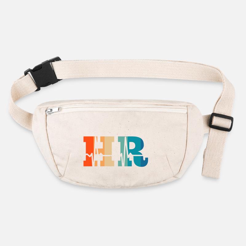 Retro Heartbeat Human Resources Stanley/Stella recycled Hip Bag 