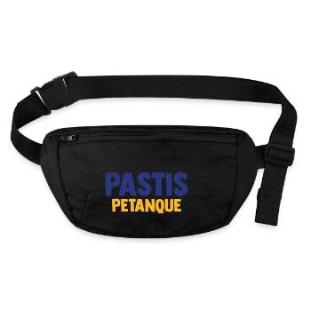 PASTIS PETANQUE Camping Apéro Vacances Beauf - Sac banane recyclé Stanley/Stella - noir - Devant