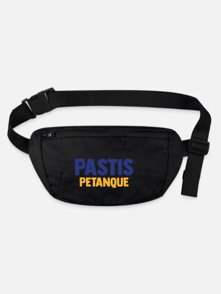 PASTIS PETANQUE Camping Apéro Vacances Beauf - Sac banane recyclé Stanley/Stella - noir - Devant