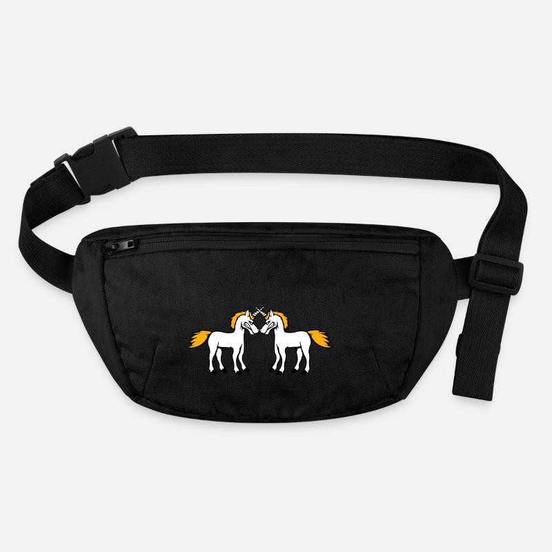 2 licornes combattent le mal Attaque en colère Duel Équipe Sac banane recyclé Stanley/Stella