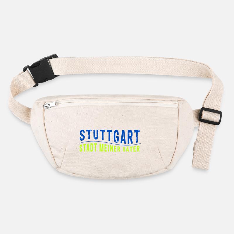 Stuttgart LA CITÉ DE MES PÈRES (illustration vectorielle) Sac banane recyclé Stanley/Stella