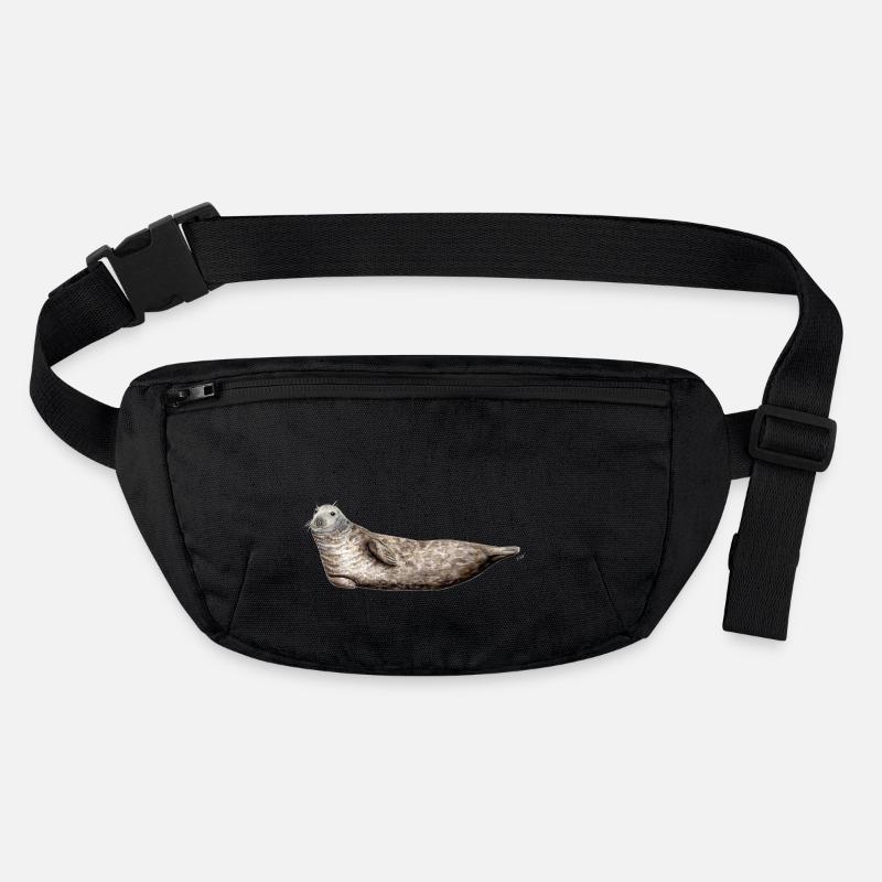 Gray seal - Gray seal - Gray seal Stanley/Stella recycled Hip Bag 