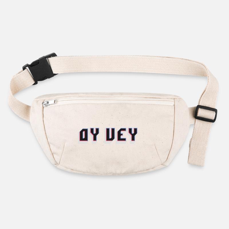 Drôle de phrase yiddish - Oy Vey, cadeau juif de noël Sac banane recyclé Stanley/Stella