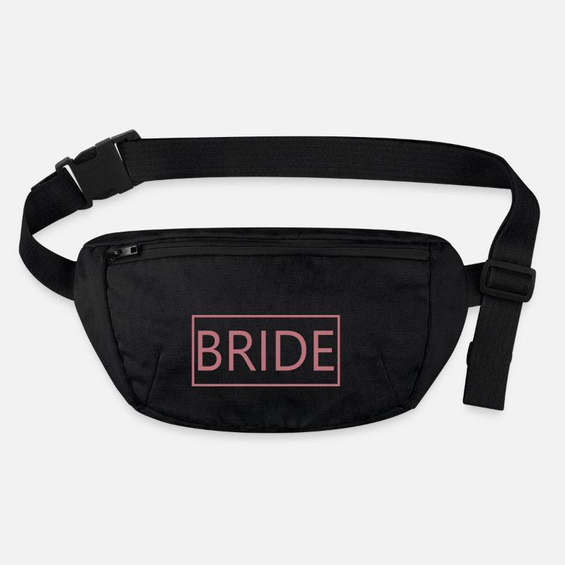 Bride Matching Couple Engagement Wedding Honeymoon Stanley/Stella recycled Hip Bag 