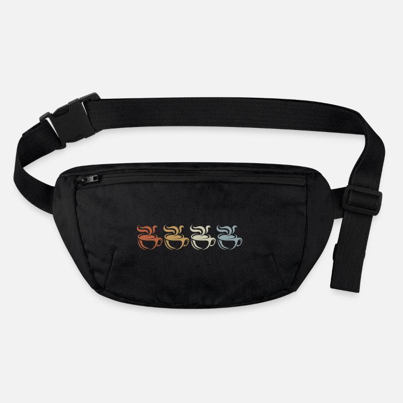 Coffee - Vintage - Coffee Cup - Retro Stanley/Stella recycled Hip Bag 