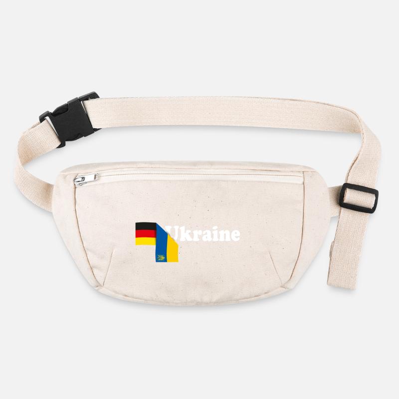 Deutschland Ukraine Tryzub Flagge Stanley/Stella recycelte Gürteltasche