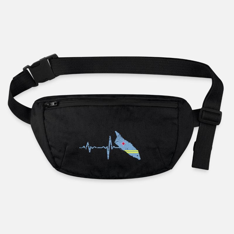 Heartbeat Aruba gift Stanley/Stella recycled Hip Bag 