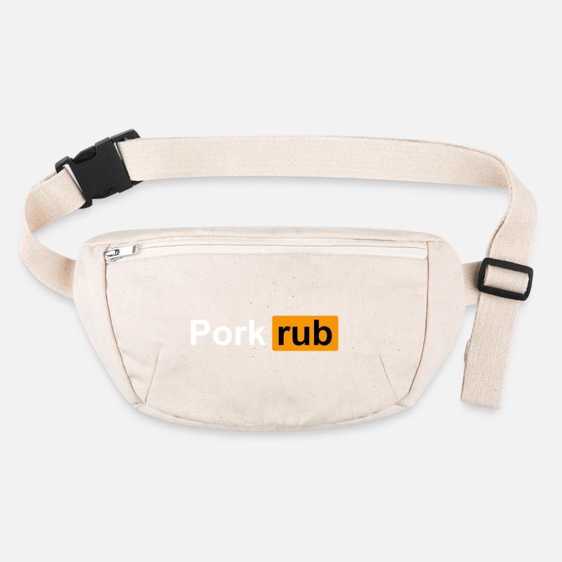 Pork Rub - Funny BBQ Grill & Smoker Barbecue Chef Stanley/Stella recycled Hip Bag 