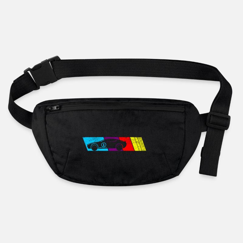 Abstrakte Farbexplosion Autodesign Stanley/Stella recycelte Gürteltasche