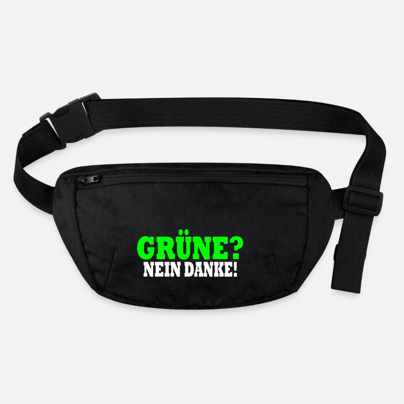 grüne nein danke Stanley/Stella recycelte Gürteltasche