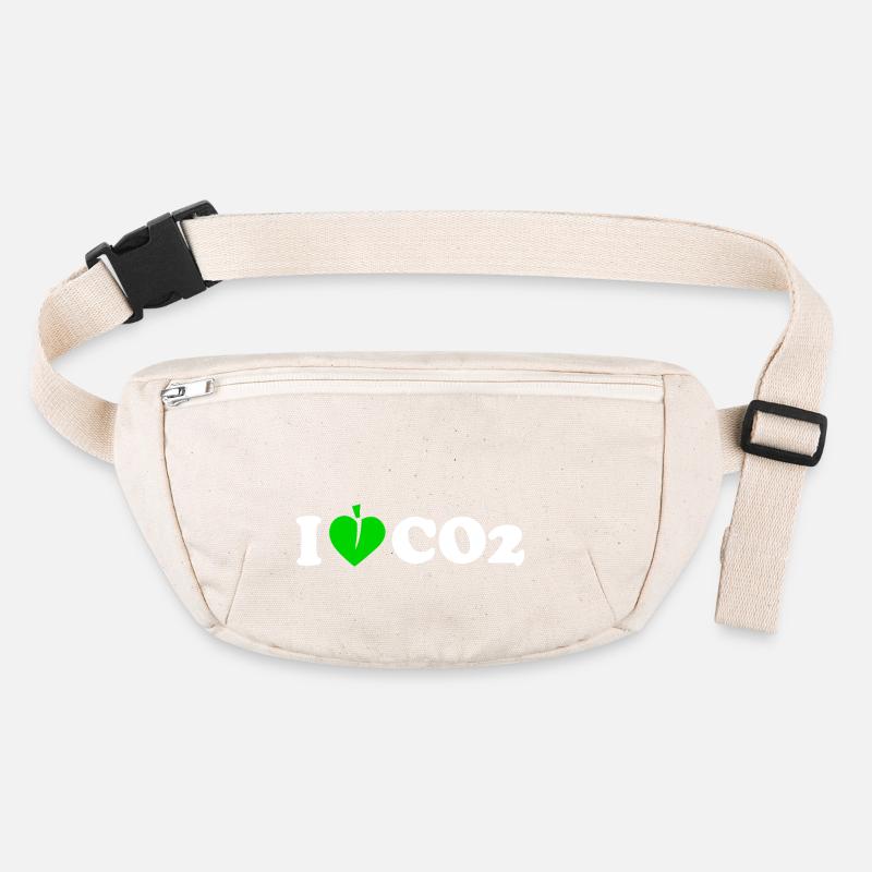 I love co2 Stanley/Stella recycelte Gürteltasche