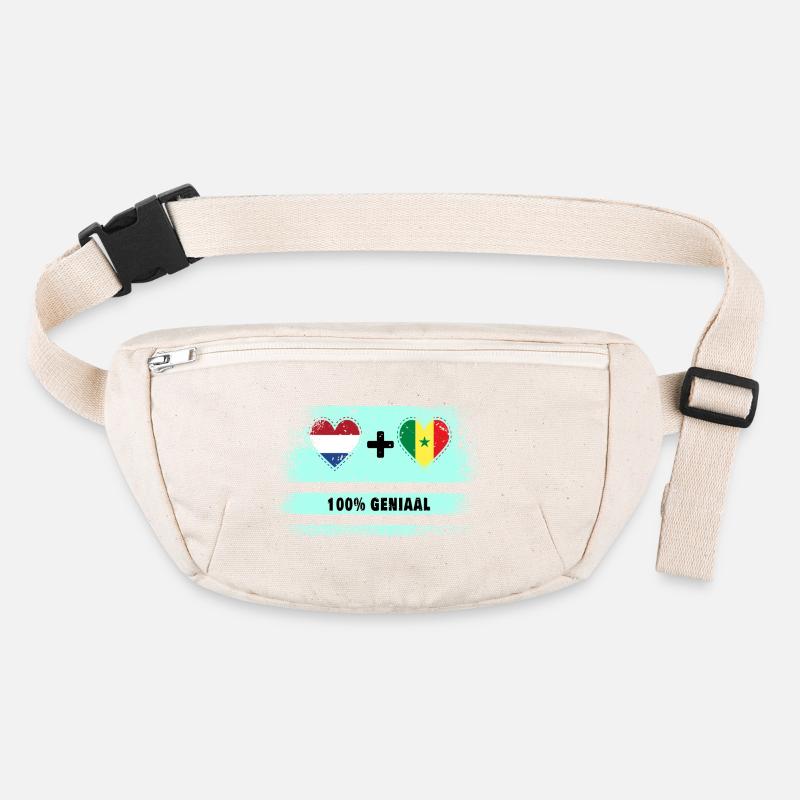 Sénégal et Pays-Bas 100% Genius flag Sac banane recyclé Stanley/Stella
