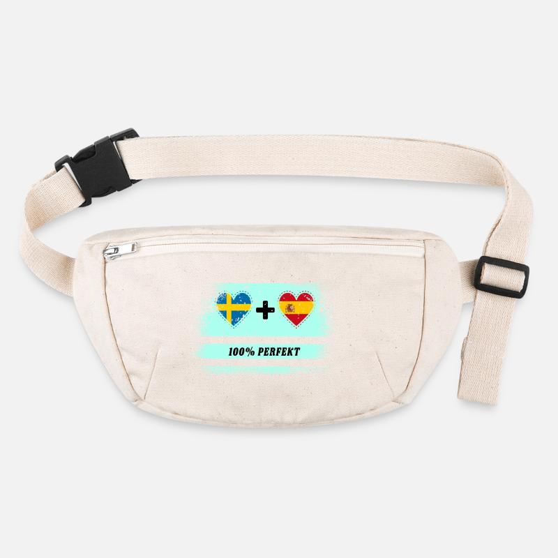 Espagne & Suède 100% Parfait / Cadeau Sac banane recyclé Stanley/Stella