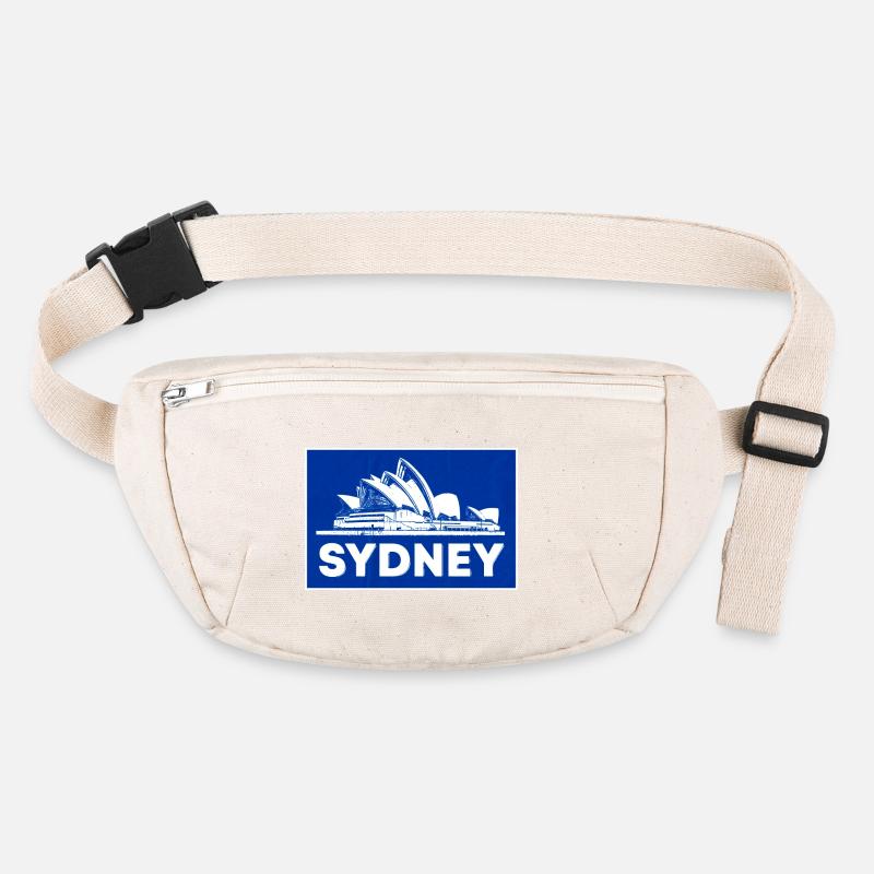 Sydney Opera Blue Silhouette Stanley/Stella recycled Hip Bag 