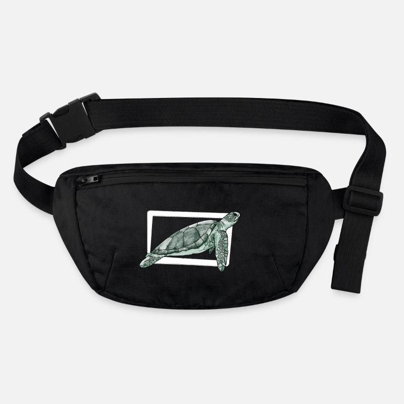 Turtle / Reptile / Sea / Ocean / Animal / Lake Stanley/Stella recycled Hip Bag 