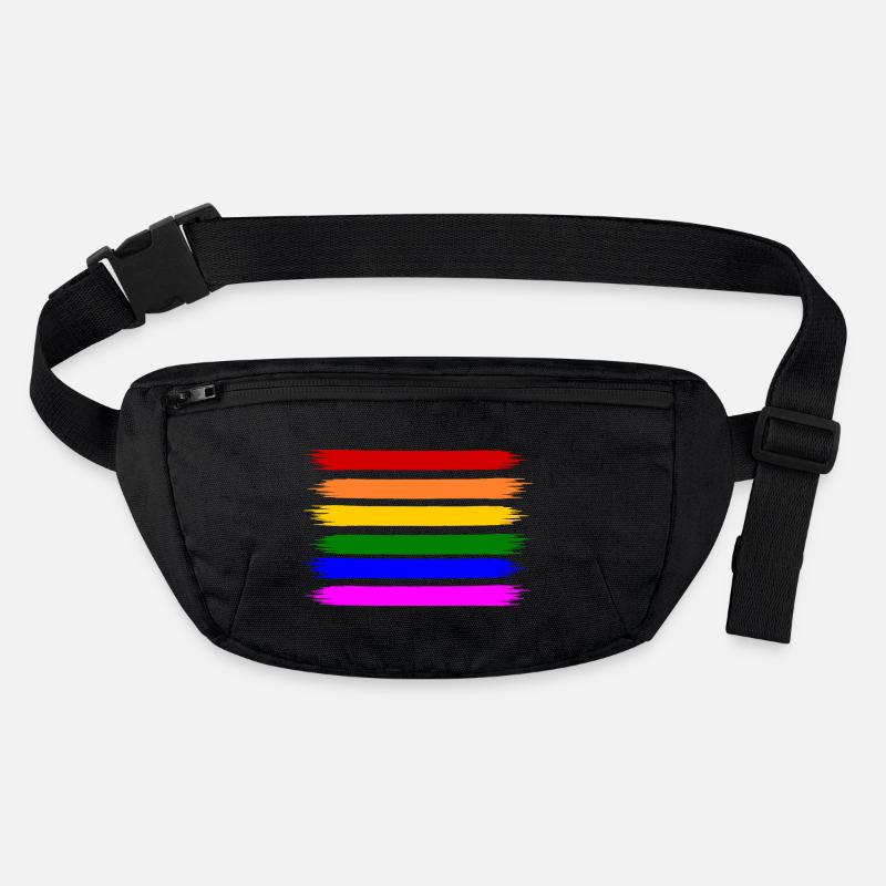 rainbow flag Stanley/Stella recycled Hip Bag 