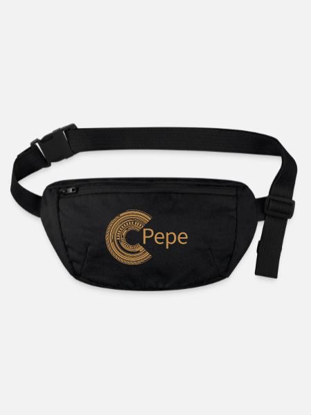 For Pepe - Stanley/Stella recycled Hip Bag  - black - Front