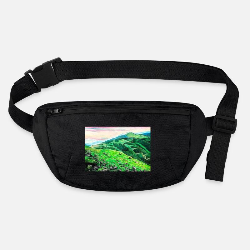 Bieszczady Mountains - Handmade Picture Stanley/Stella recycled Hip Bag 