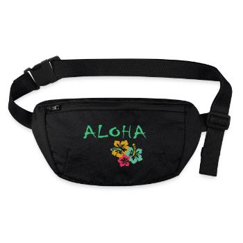 ALOHA - Sac banane recyclé Stanley/Stella - noir - Devant