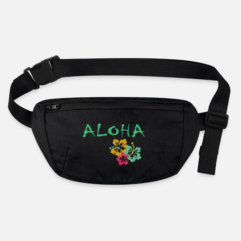 ALOHA - Sac banane recyclé Stanley/Stella - noir