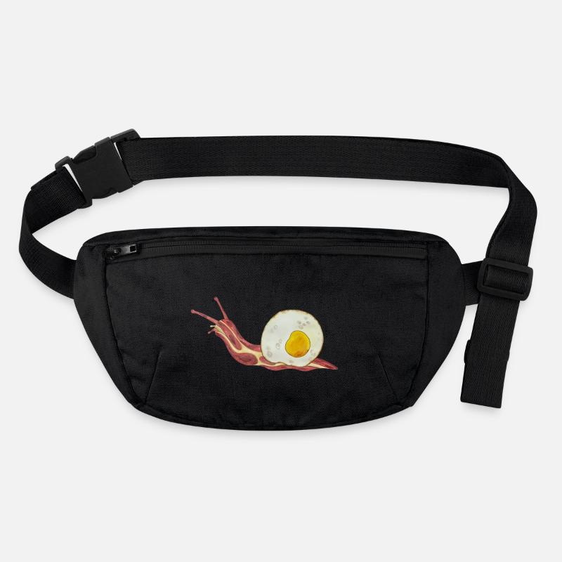 Bacon Roll Bacon and egg Fried Egg Stanley/Stella recycled Hip Bag 