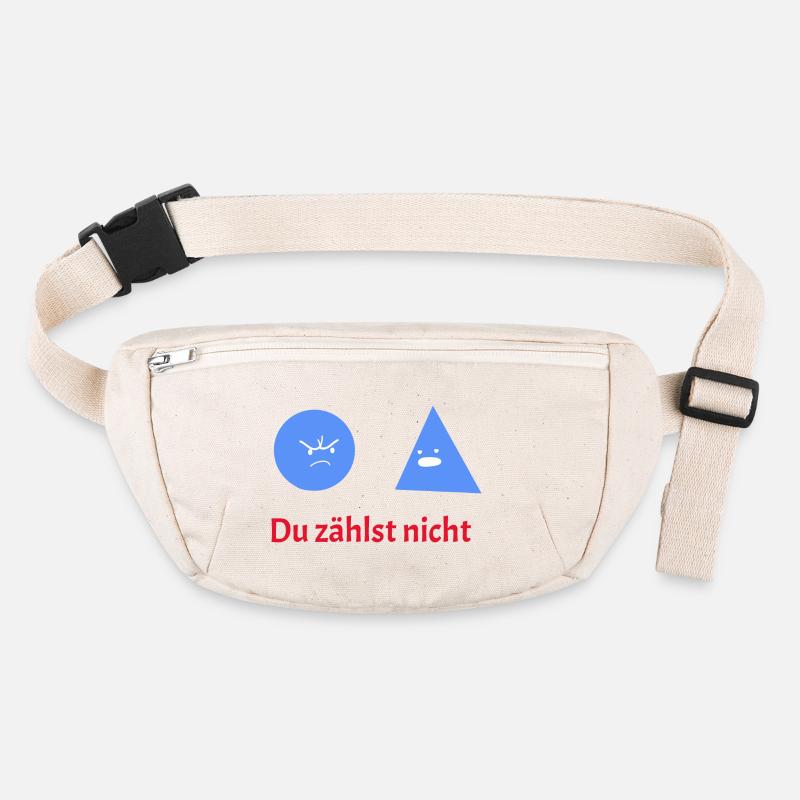 You Don't Count: Geometry Humor Stanley/Stella recycled Hip Bag 
