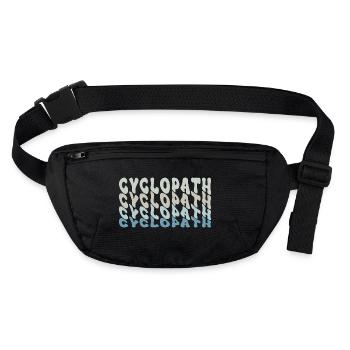 Cyclopath - Stanley/Stella recycelte Gürteltasche - Schwarz - Vorne