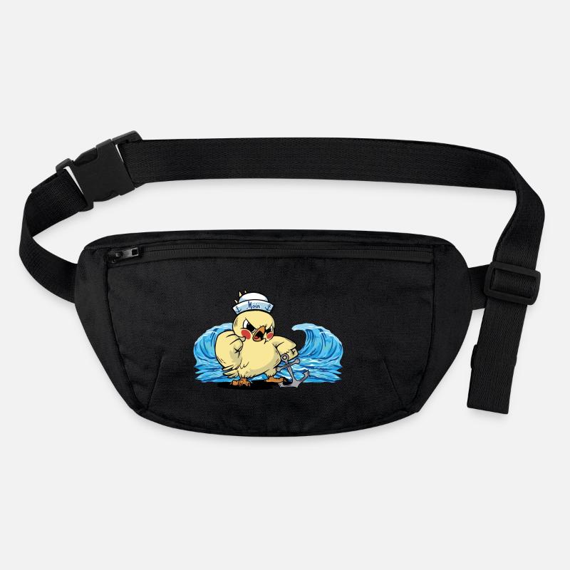 Birds Bird Sailor Anchor Moin maritime captain Stanley/Stella recycled Hip Bag 