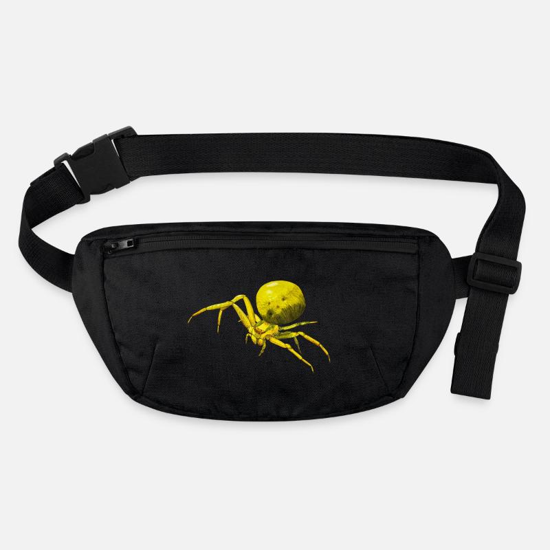 Yellow Spider Crab Spider Arachnide Misumena Stanley/Stella recycled Hip Bag 