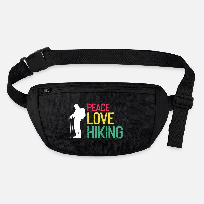 Peaceful Hiking Life Nature Trail Explorer Fan Stanley/Stella recycled Hip Bag 