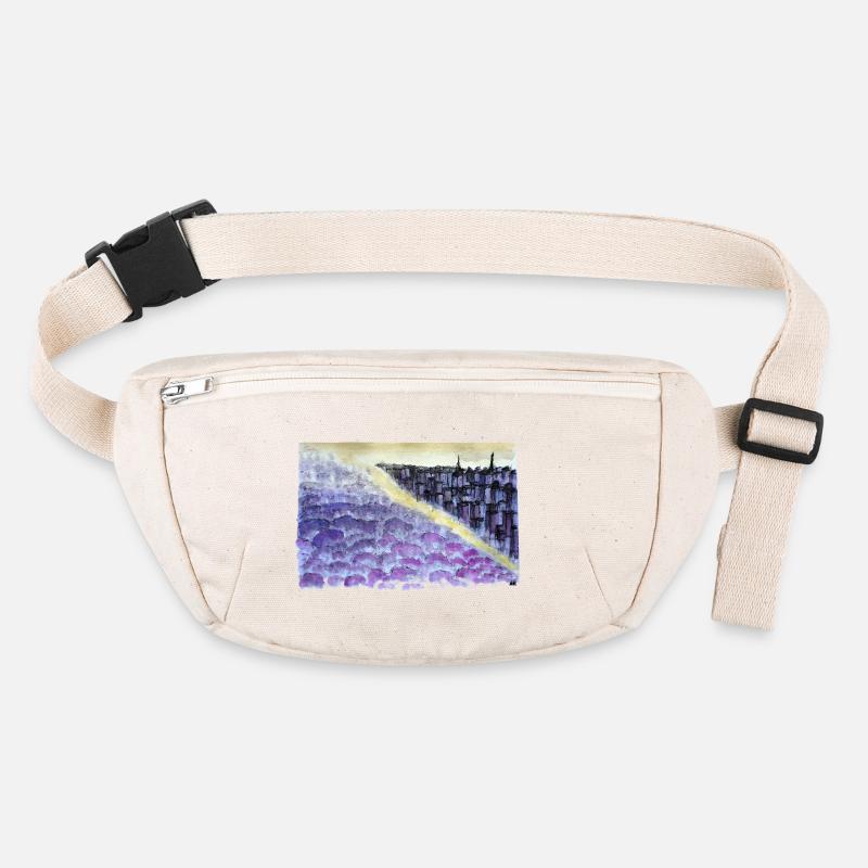 Purple City Dusk Overlook Stanley/Stella recycled Hip Bag 