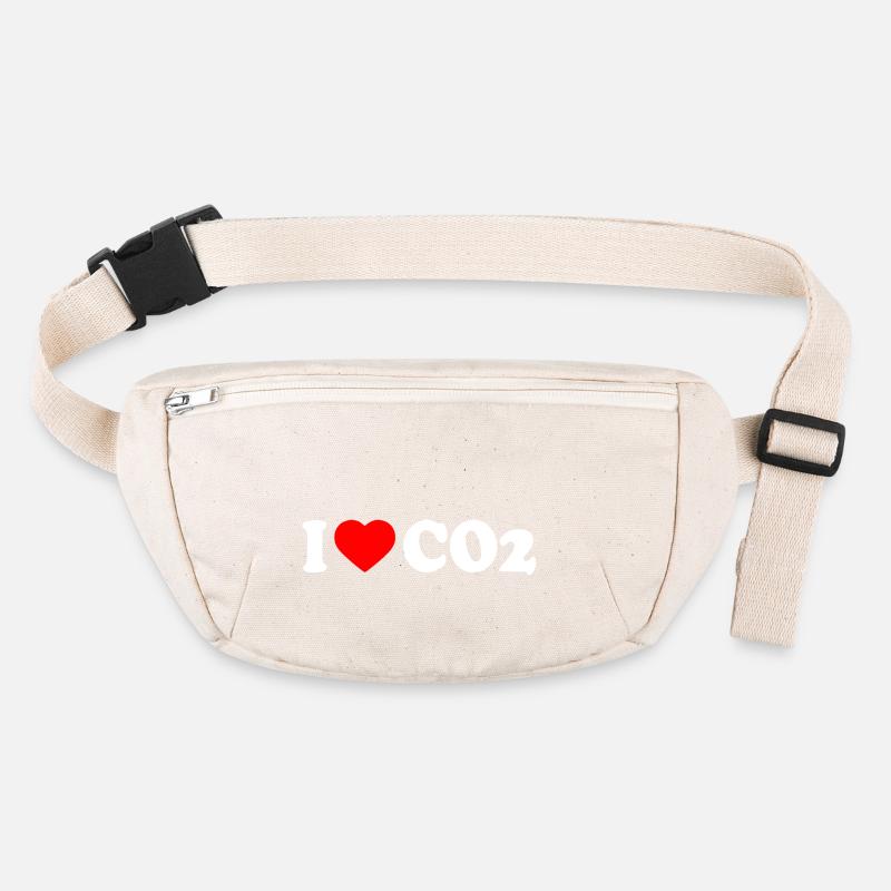 I love co2 Stanley/Stella recycelte Gürteltasche