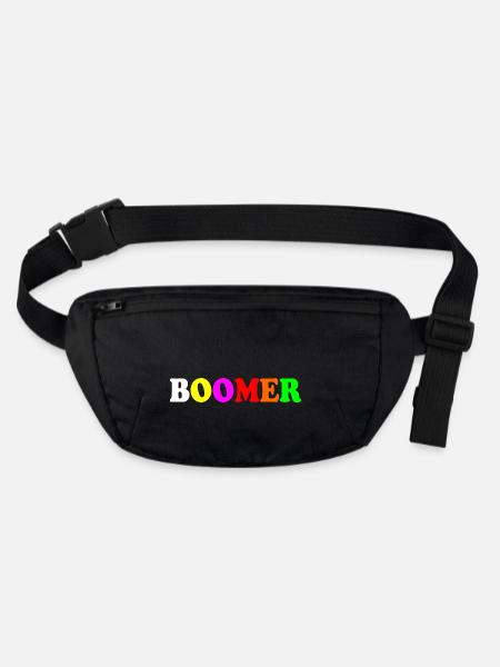 Boomer - Stanley/Stella recycelte Gürteltasche - Schwarz - Vorne