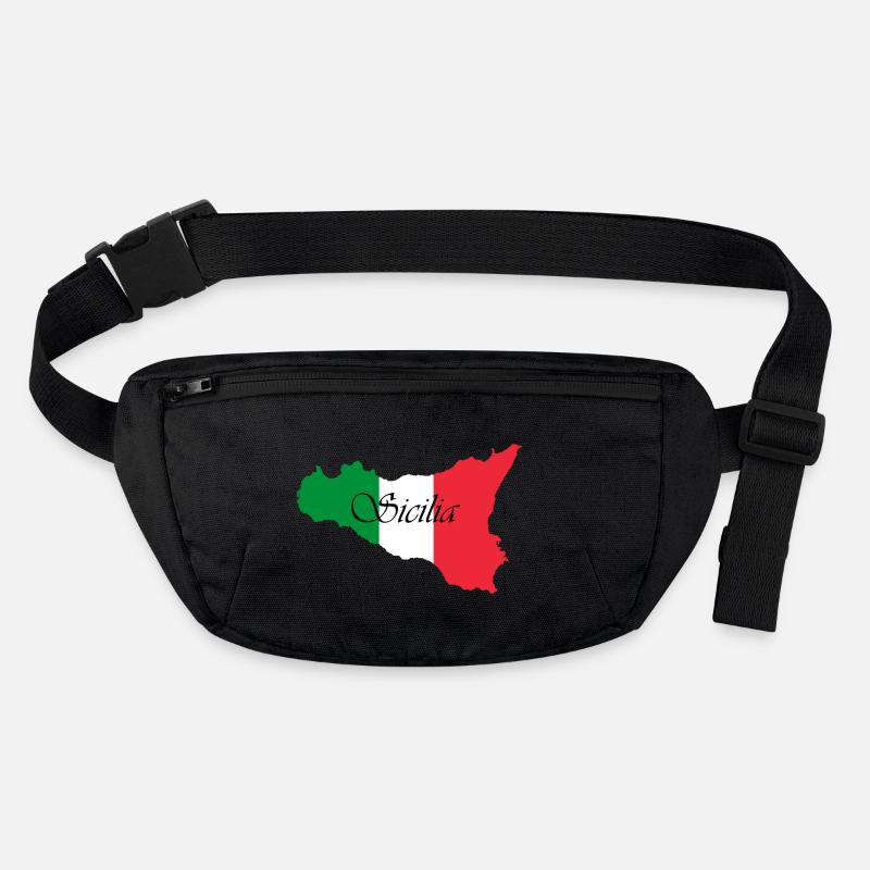 Sicily Sicilia wrote classic colors Stanley/Stella recycled Hip Bag 