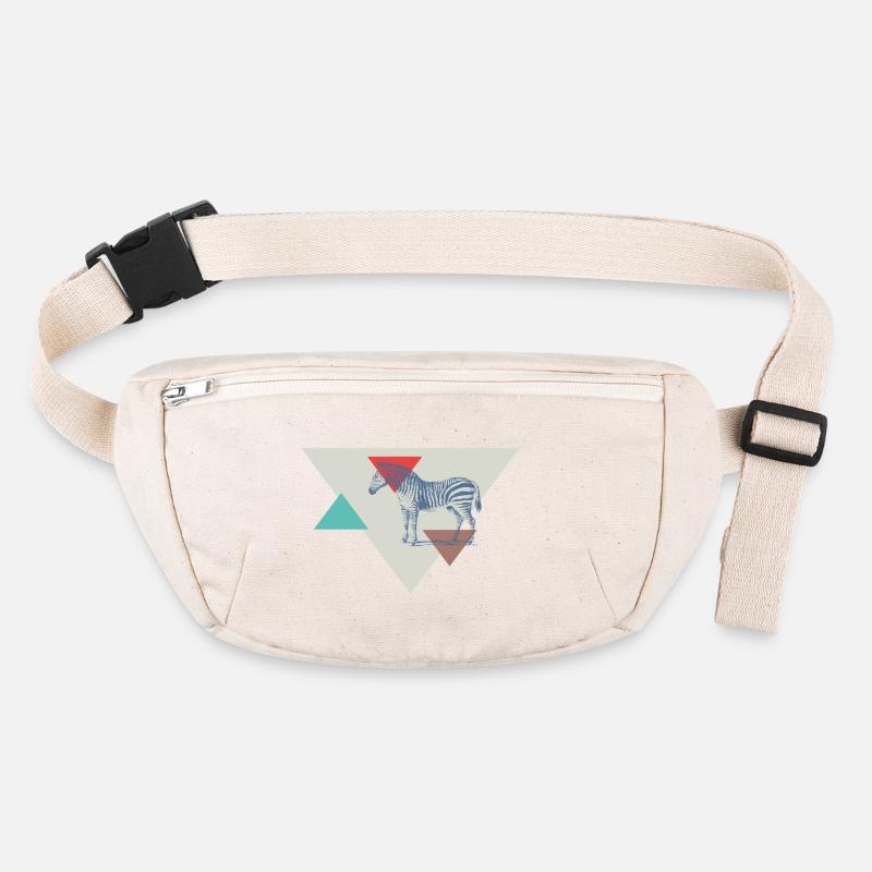 Zebra triangle design Stanley/Stella recycled Hip Bag 