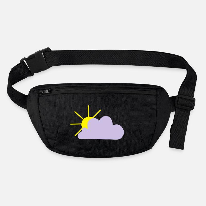 Sonne sieht hinter der Wolke hervor Stanley/Stella recycelte Gürteltasche