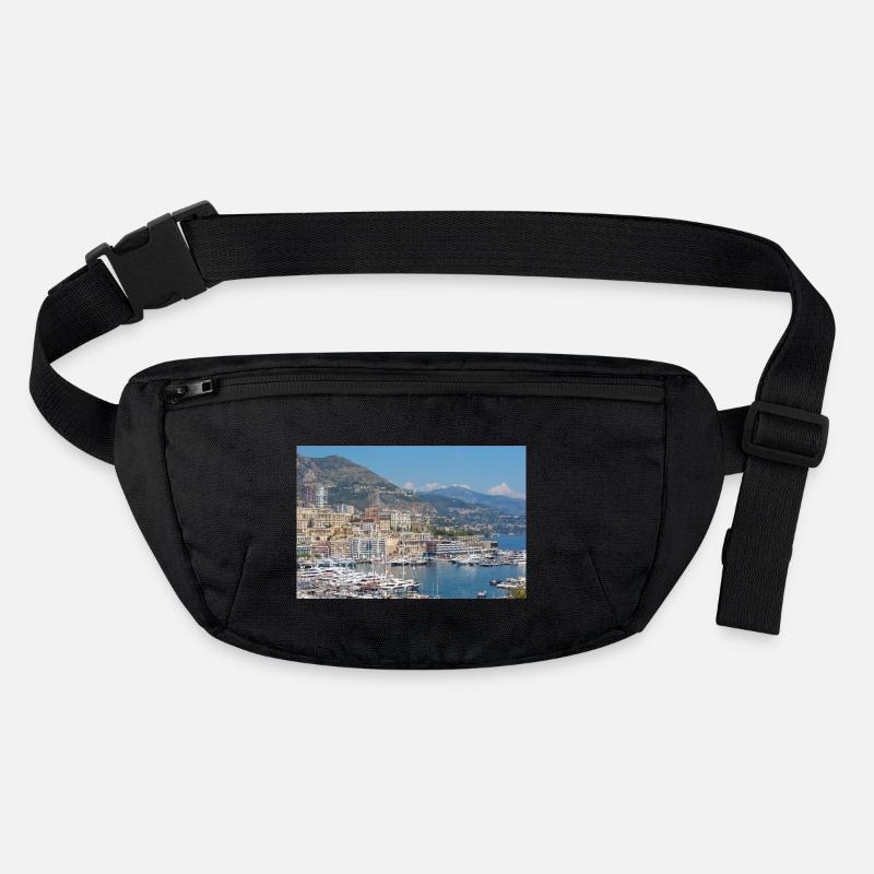 Monaco city harbor coast Stanley/Stella recycled Hip Bag 